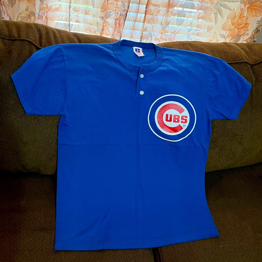 Cubs MLB shirt, Vintage, “1999”, (Used) # 6 Calhoun Corners